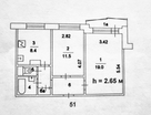 2-к. квартира, 50,6&nbsp;м²