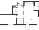 2-к. квартира, 61&nbsp;м²