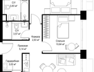 2-к. квартира, 63&nbsp;м²