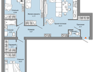 4-к. квартира, 91&nbsp;м²