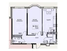 2-к. квартира, 73,3&nbsp;м²