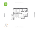 2-к. квартира, 47&nbsp;м²