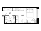 Студия, 24 м²