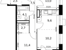 3-к. квартира, 67&nbsp;м²
