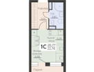 1-к. квартира, 22 м²