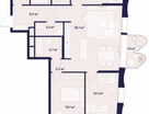 3-к. квартира, 105 м²