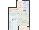 1-к. квартира, 31 м²