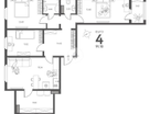 4-к. квартира, 91,2&nbsp;м²