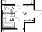 2-к. квартира, 49 м²