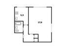 1-к. квартира, 29,4&nbsp;м²