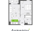Студия, 38&nbsp;м²