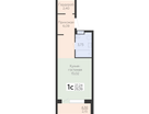 1-к. квартира, 29 м²