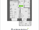 1-к. квартира, 33,5&nbsp;м²