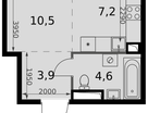 Студия, 27&nbsp;м²