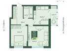 2-к. квартира, 56&nbsp;м²