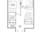 Студия, 44&nbsp;м²