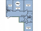 3-к. квартира, 77,1&nbsp;м²