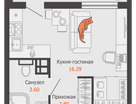 1-к. квартира, 25&nbsp;м²