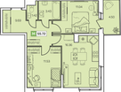 2-к. квартира, 54,9&nbsp;м²