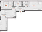 3-к. квартира, 78 м²