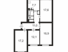 4-к. квартира, 86,9 м²
