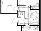 3-к. квартира, 69&nbsp;м²