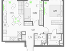 2-к. квартира, 60&nbsp;м²
