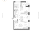 Студия, 74 м²