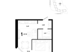 1-к. квартира, 37 м²