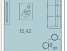 Студия, 23&nbsp;м²