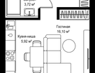Студия, 30 м²