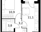 1-к. квартира, 30&nbsp;м²