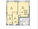 1-к. квартира, 35,3&nbsp;м²