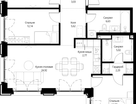3-к. квартира, 93 м²