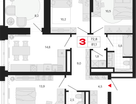 3-к. квартира, 81&nbsp;м²