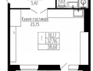 1-к. квартира, 38,6&nbsp;м²