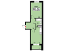 1-к. квартира, 43&nbsp;м²