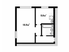 1-к. квартира, 33&nbsp;м²