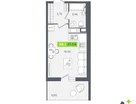 Студия, 27&nbsp;м²