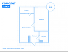 1-к. квартира, 40&nbsp;м²