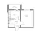 1-к. квартира, 33,6&nbsp;м²