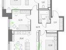 3-к. квартира, 85&nbsp;м²