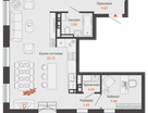 3-к. квартира, 102 м²