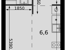 Студия, 28 м²