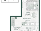 Студия, 29&nbsp;м²