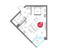 Студия, 49&nbsp;м²