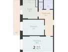 2-к. квартира, 58&nbsp;м²