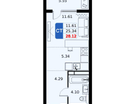 Студия, 28&nbsp;м²