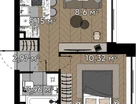 2-к. квартира, 31&nbsp;м²