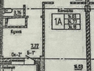1-к. квартира, 35&nbsp;м²